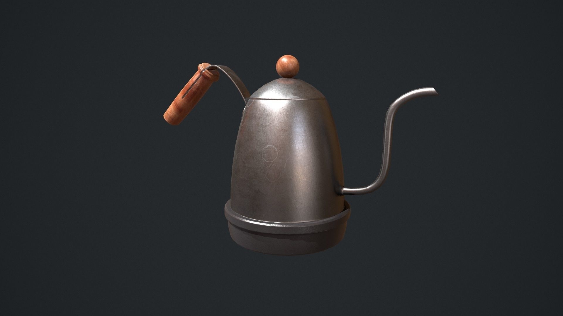 Gooseneck Kettle Low-poly 3D model_23