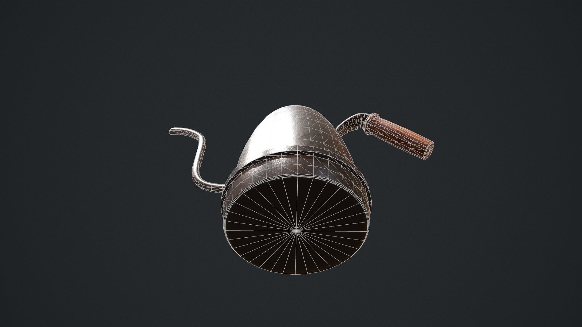 Gooseneck Kettle Low-poly 3D model_4