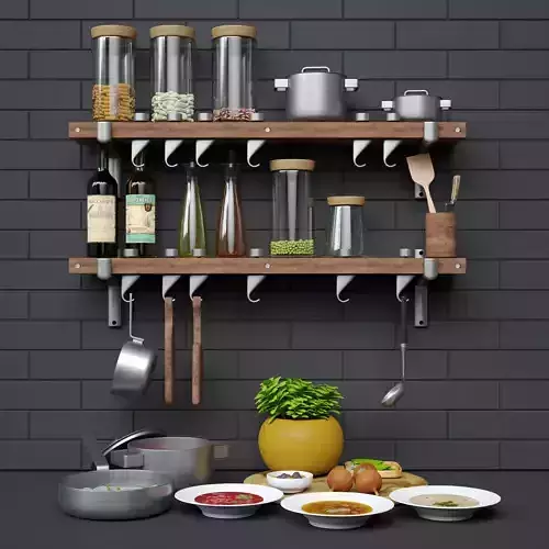 Kitchen set Storage racks GSF701 Cooking Pots