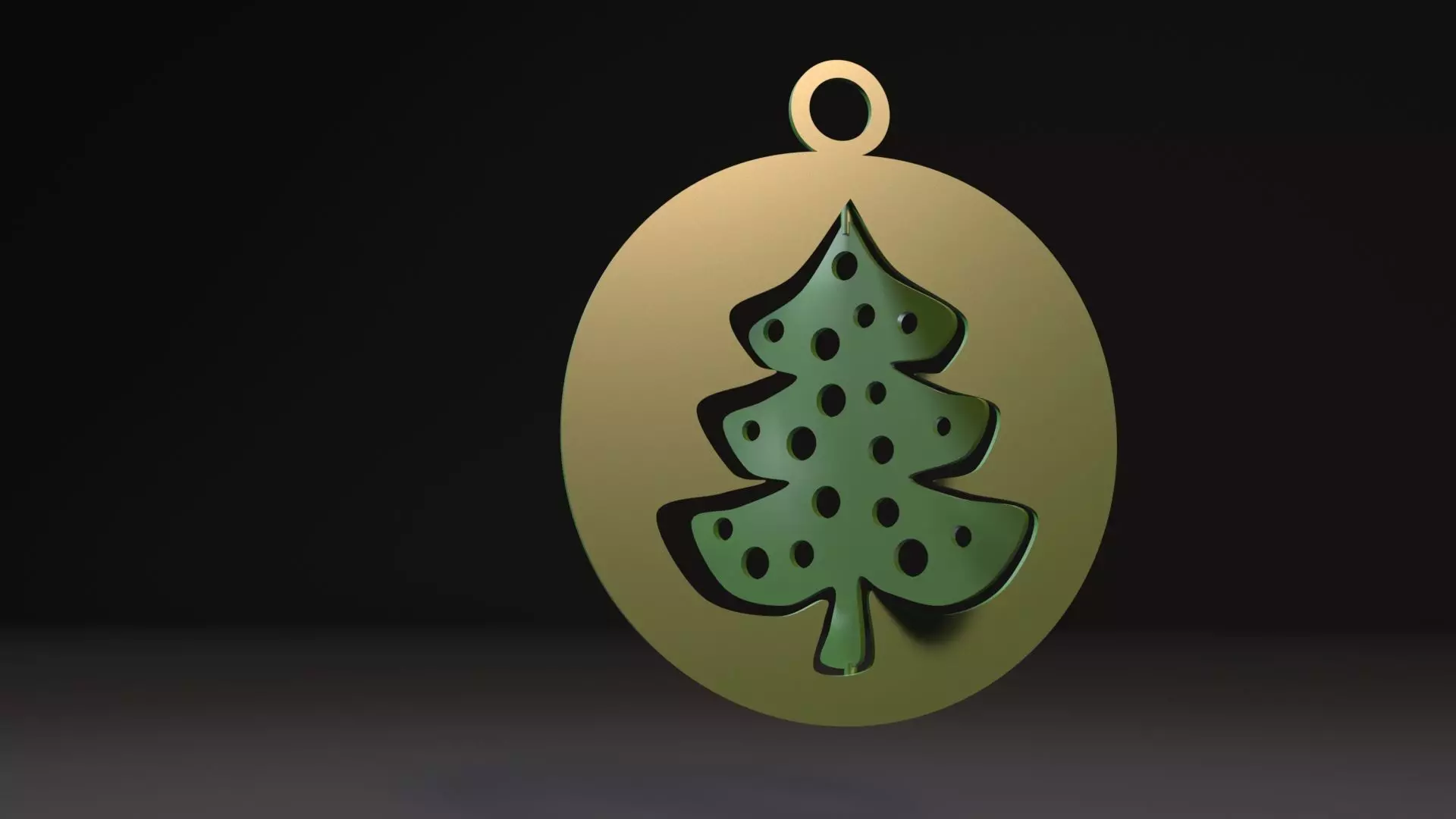 Christmas tree toy 3D print model_0
