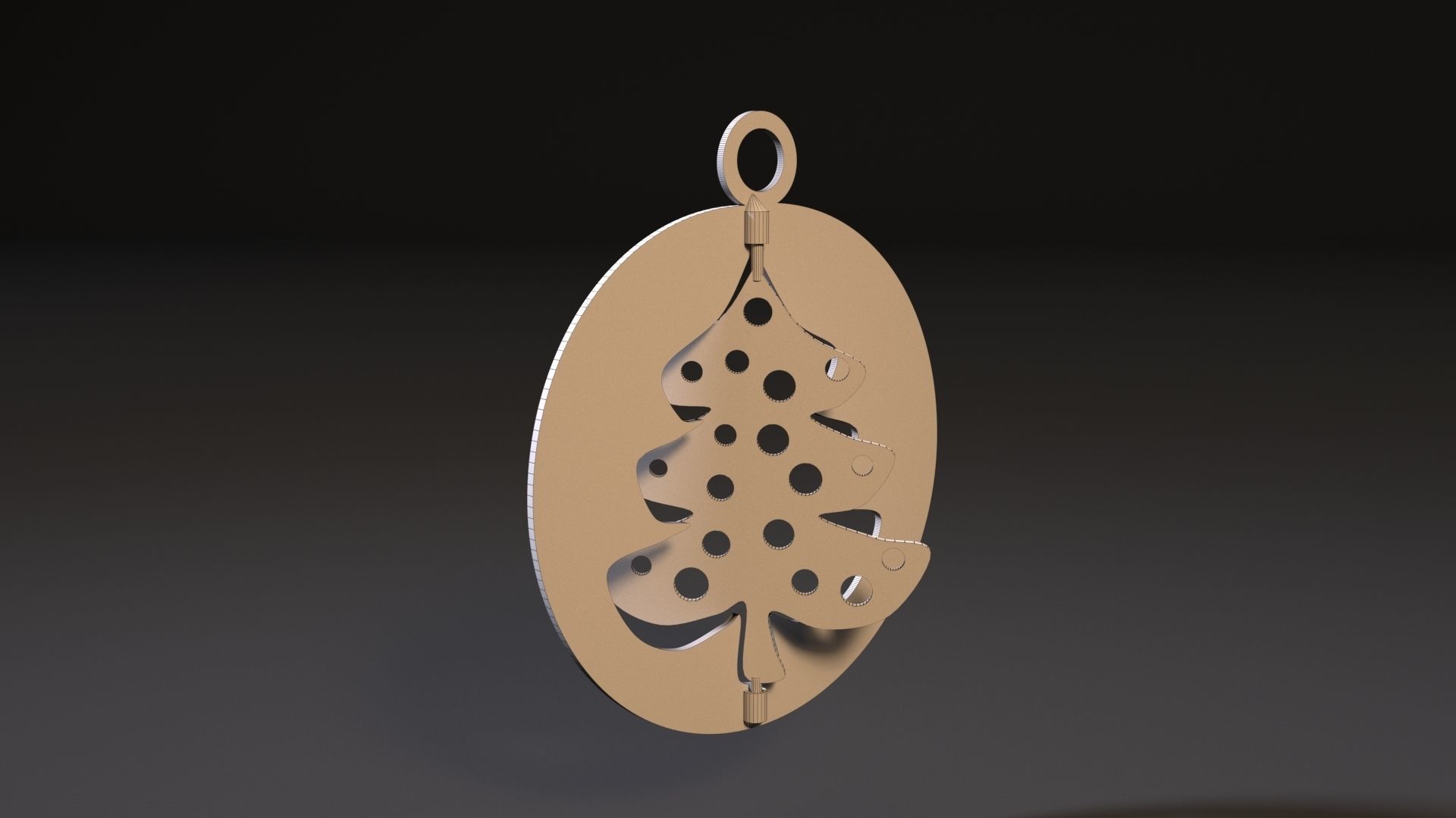 Christmas tree toy 3D print model_6