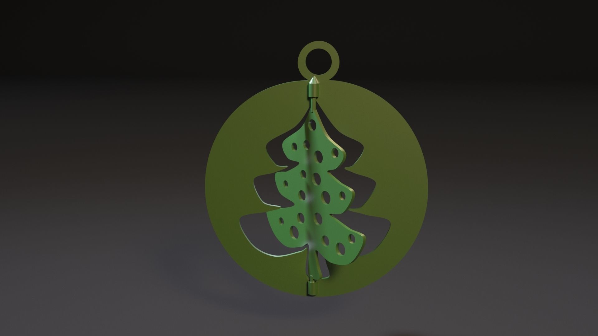 Christmas tree toy 3D print model_2
