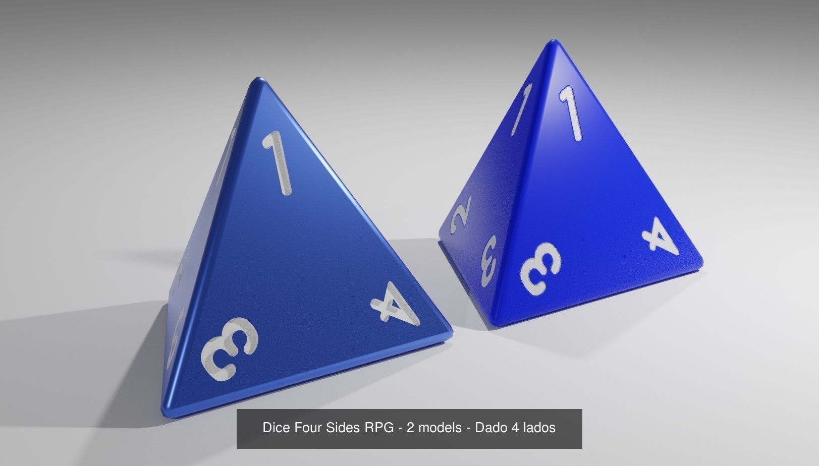 RPG Dices Full Pack - Pacote de Dados 3D Model Collection_8