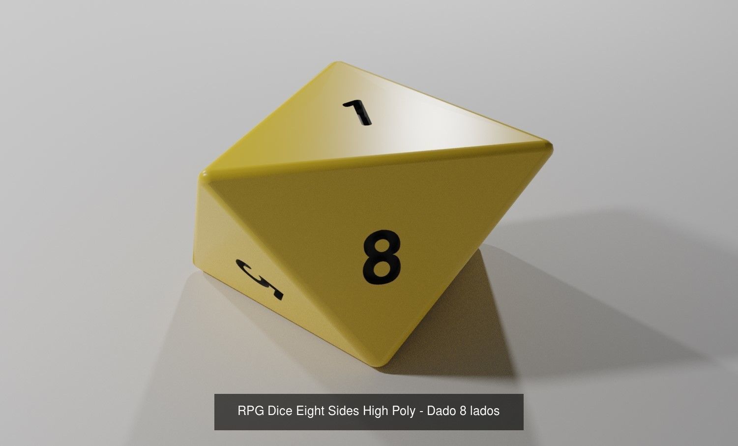 RPG Dices Full Pack - Pacote de Dados 3D Model Collection_9