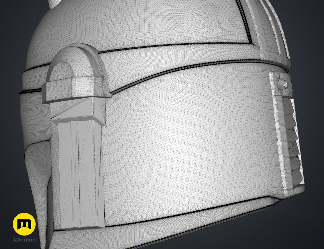 The Mandalorian Armorer Blacksmith helmet 3D print model_19