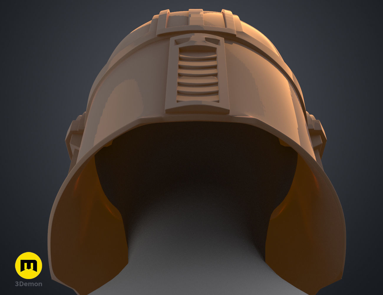 The Mandalorian Armorer Blacksmith helmet 3D print model_14