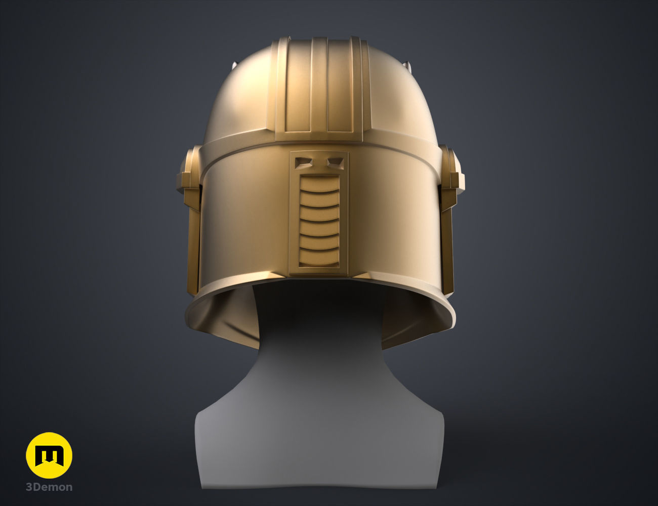 The Mandalorian Armorer Blacksmith helmet 3D print model_1