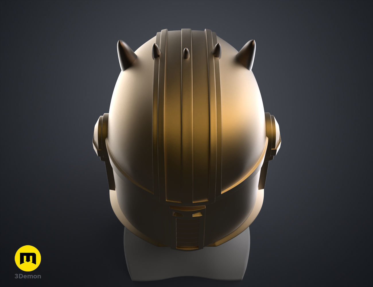 The Mandalorian Armorer Blacksmith helmet 3D print model_8