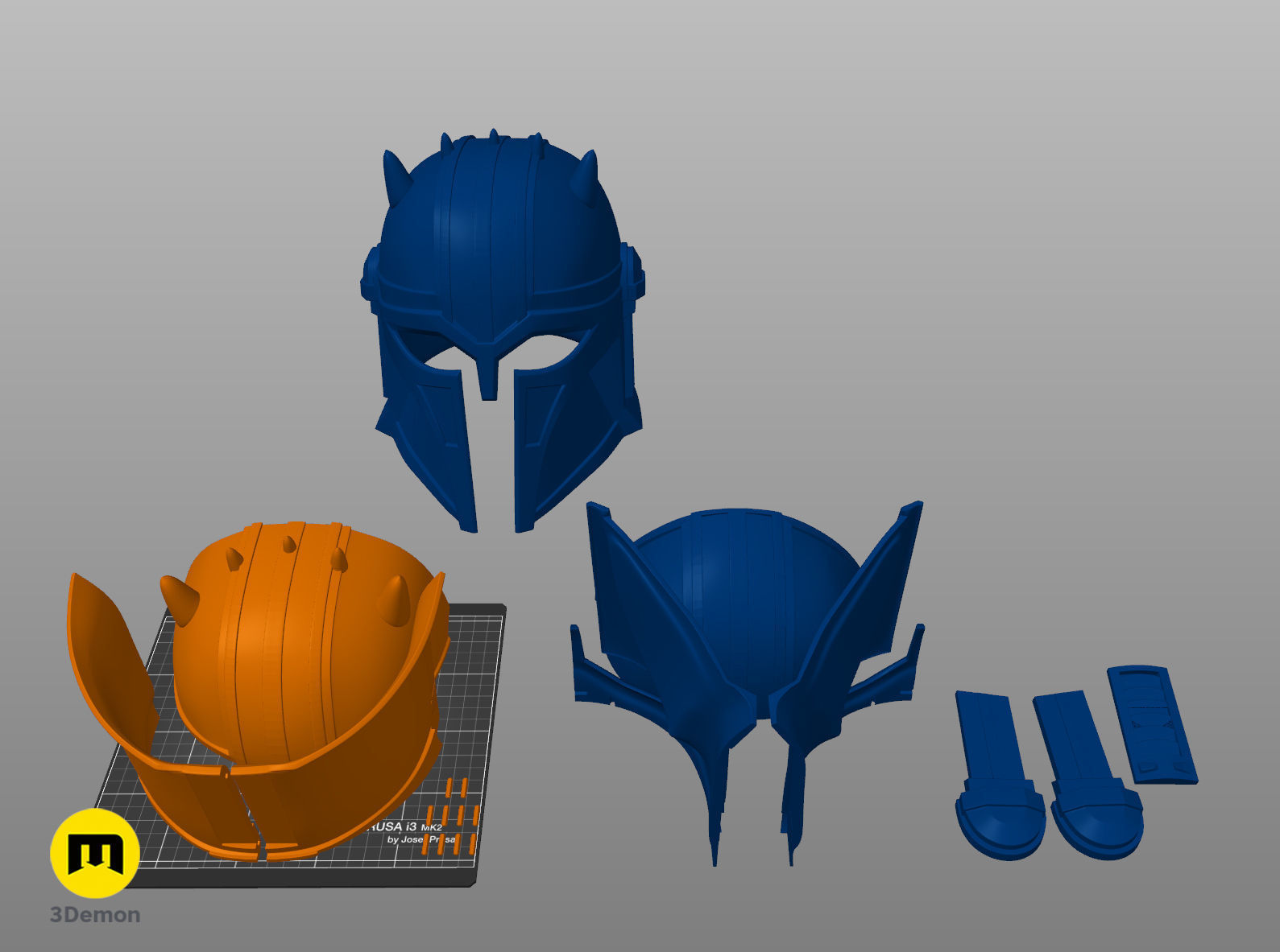 The Mandalorian Armorer Blacksmith helmet 3D print model_9