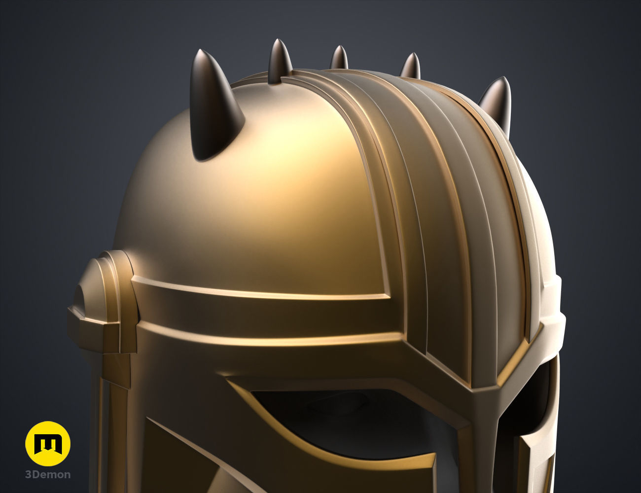 The Mandalorian Armorer Blacksmith helmet 3D print model_15