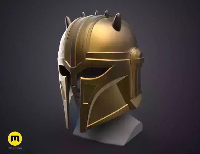 The Mandalorian Armorer Blacksmith helmet 3D print model