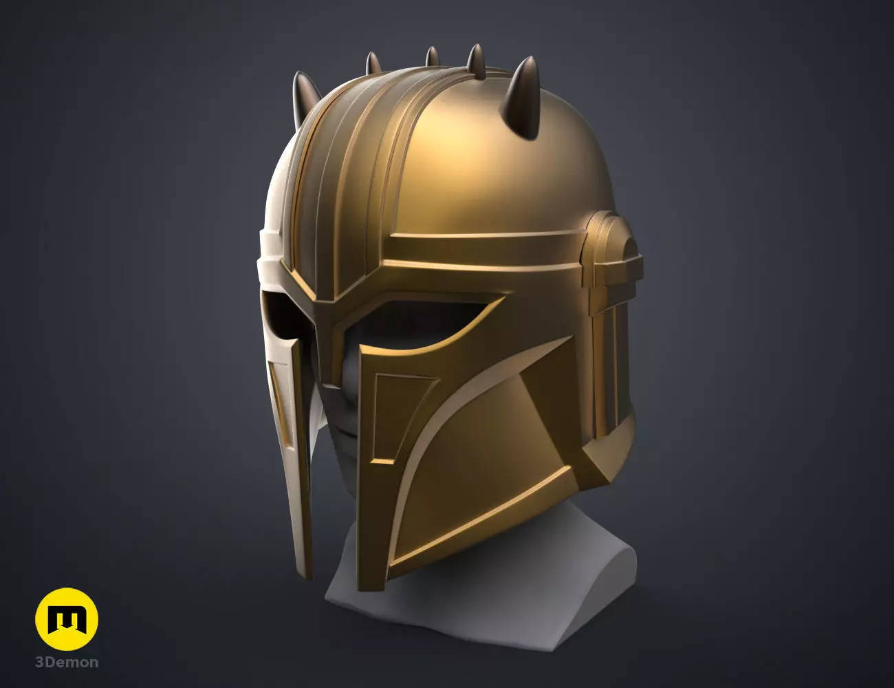 The Mandalorian Armorer Blacksmith helmet 3D print model_0