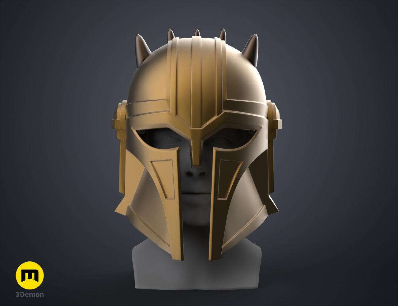 The Mandalorian Armorer Blacksmith helmet 3D print model_6