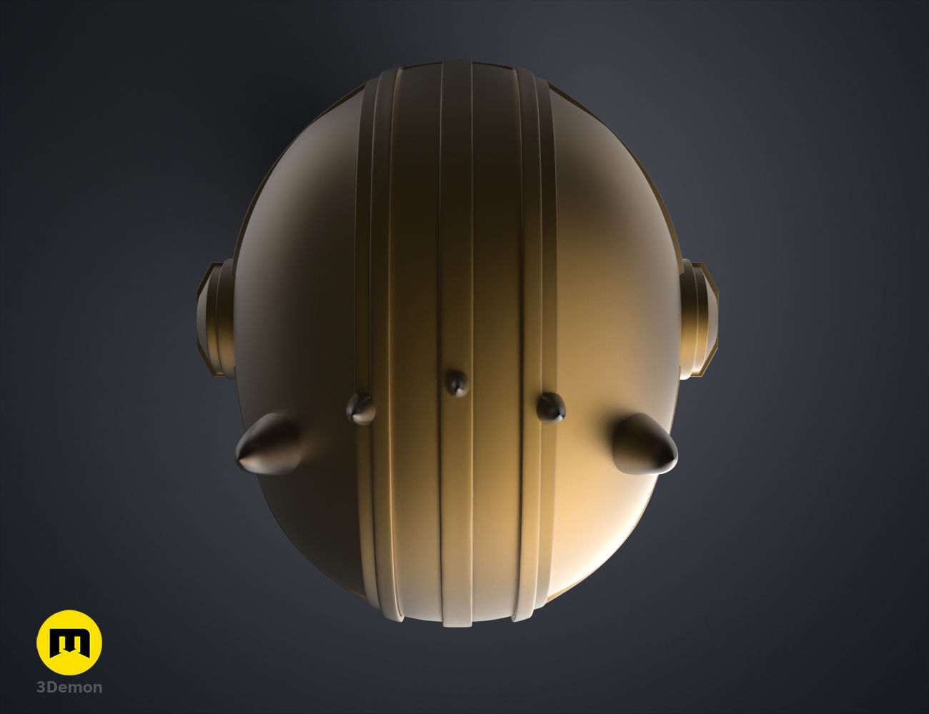The Mandalorian Armorer Blacksmith helmet 3D print model_2