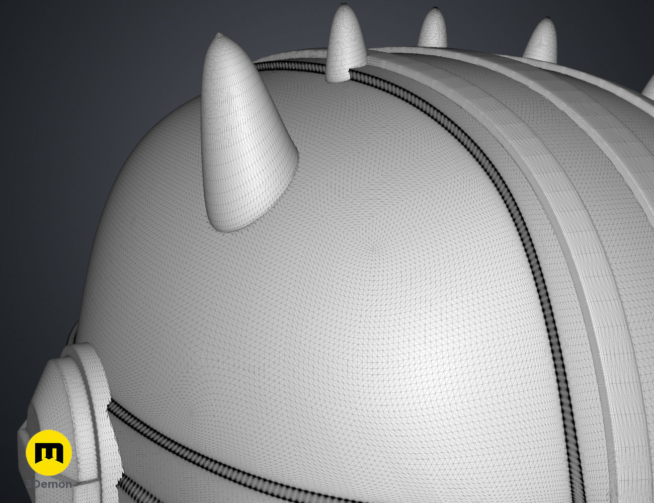The Mandalorian Armorer Blacksmith helmet 3D print model_18