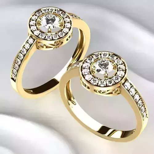 Golden Rings with Diamonds