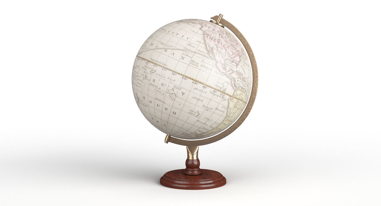 Ancient Globe 3D model_2