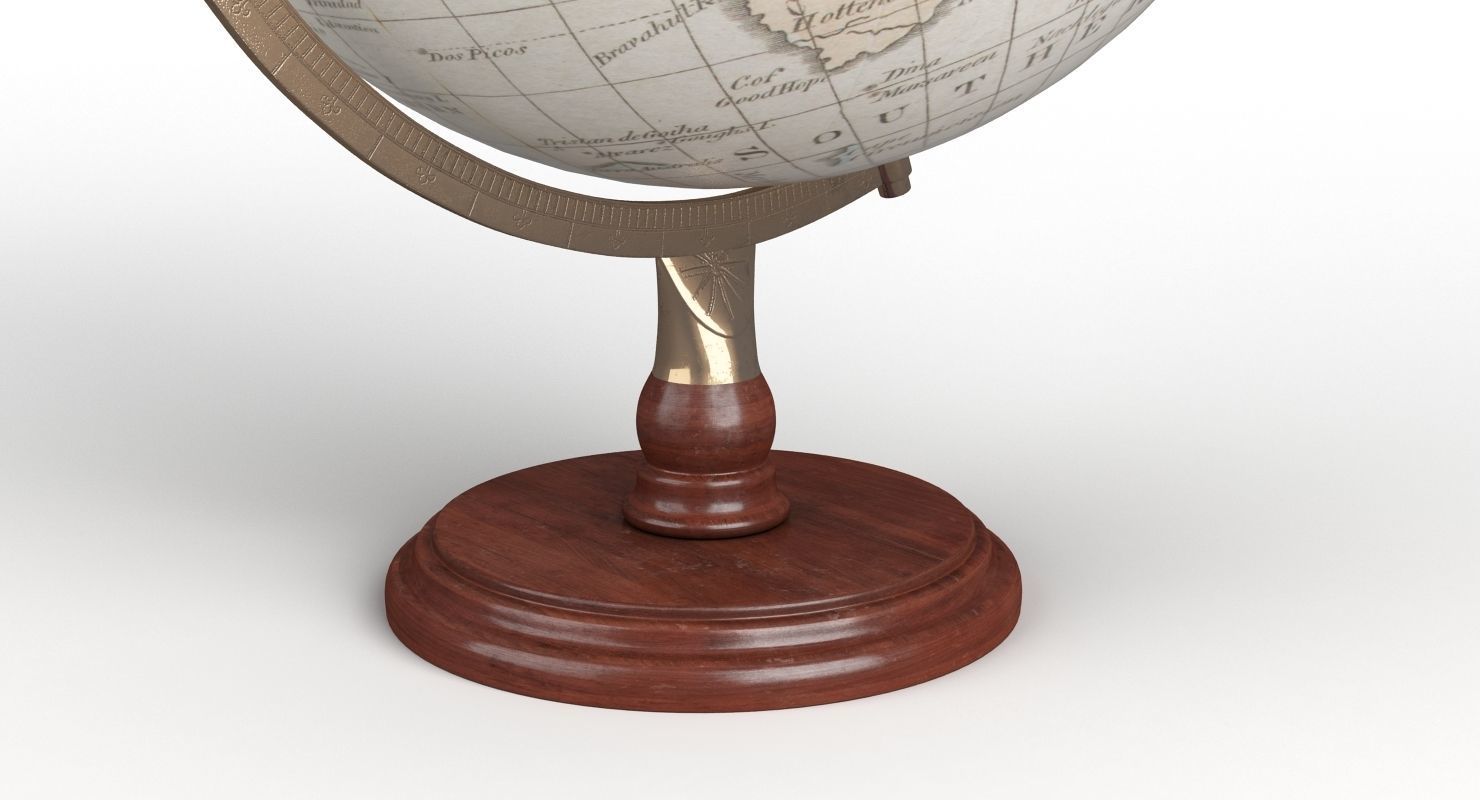 Ancient Globe 3D model_7