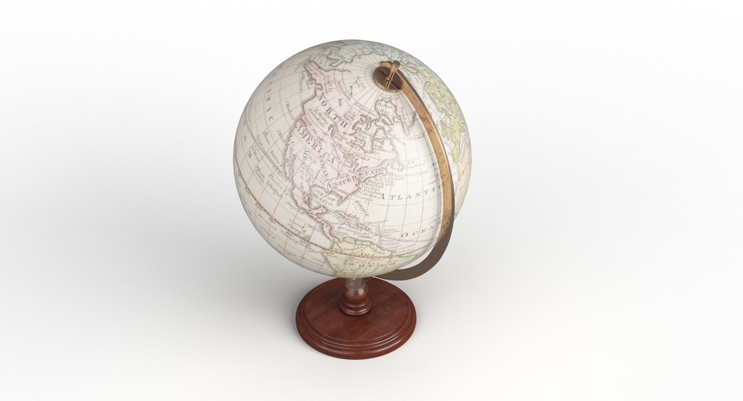 Ancient Globe 3D model_4