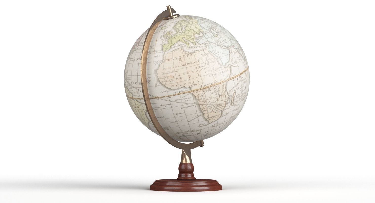 Ancient Globe 3D model_5