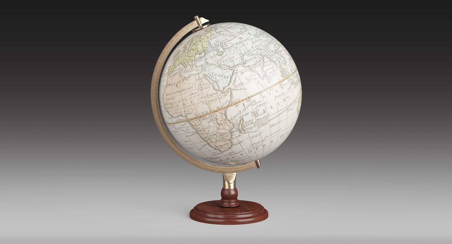 Ancient Globe 3D model_1