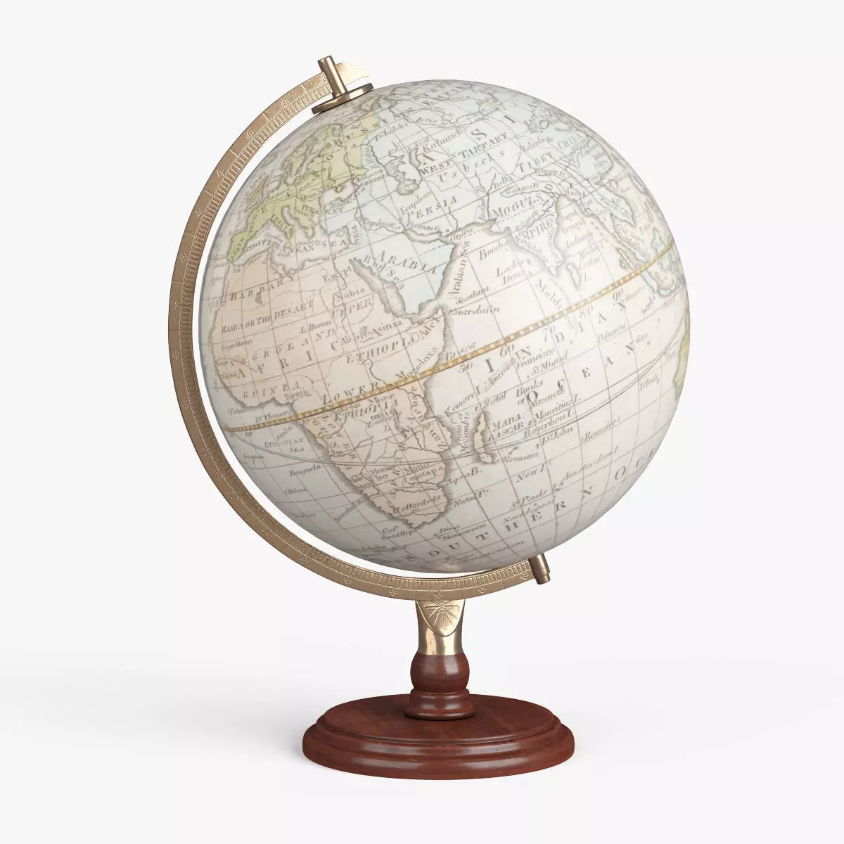 Ancient Globe 3D model_0