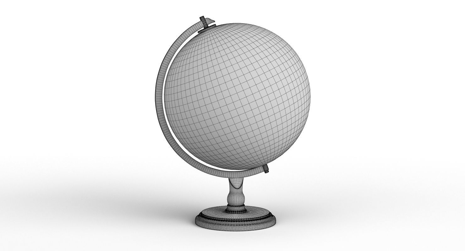 Ancient Globe 3D model_9