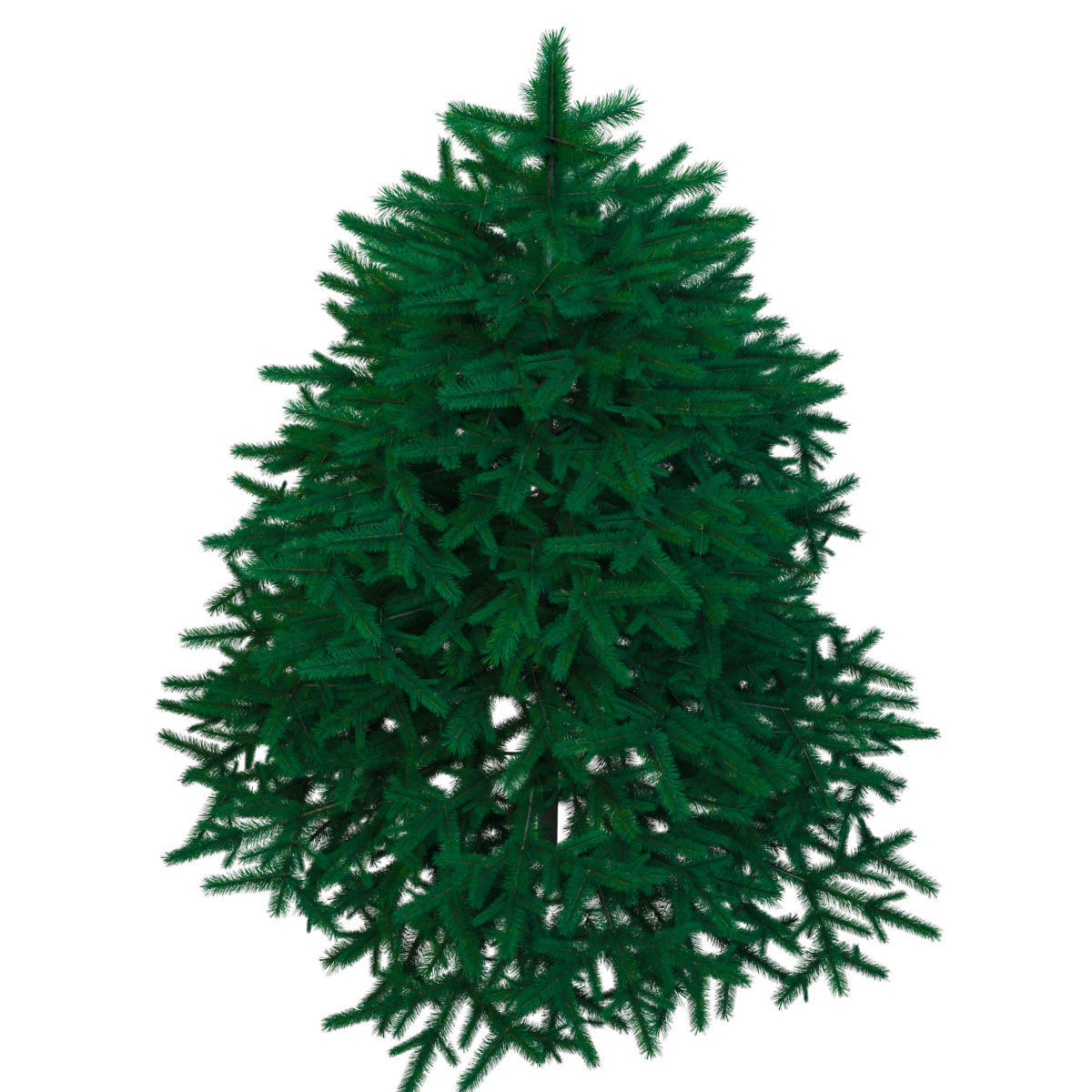 Christmas tree Low-poly 3D model_2