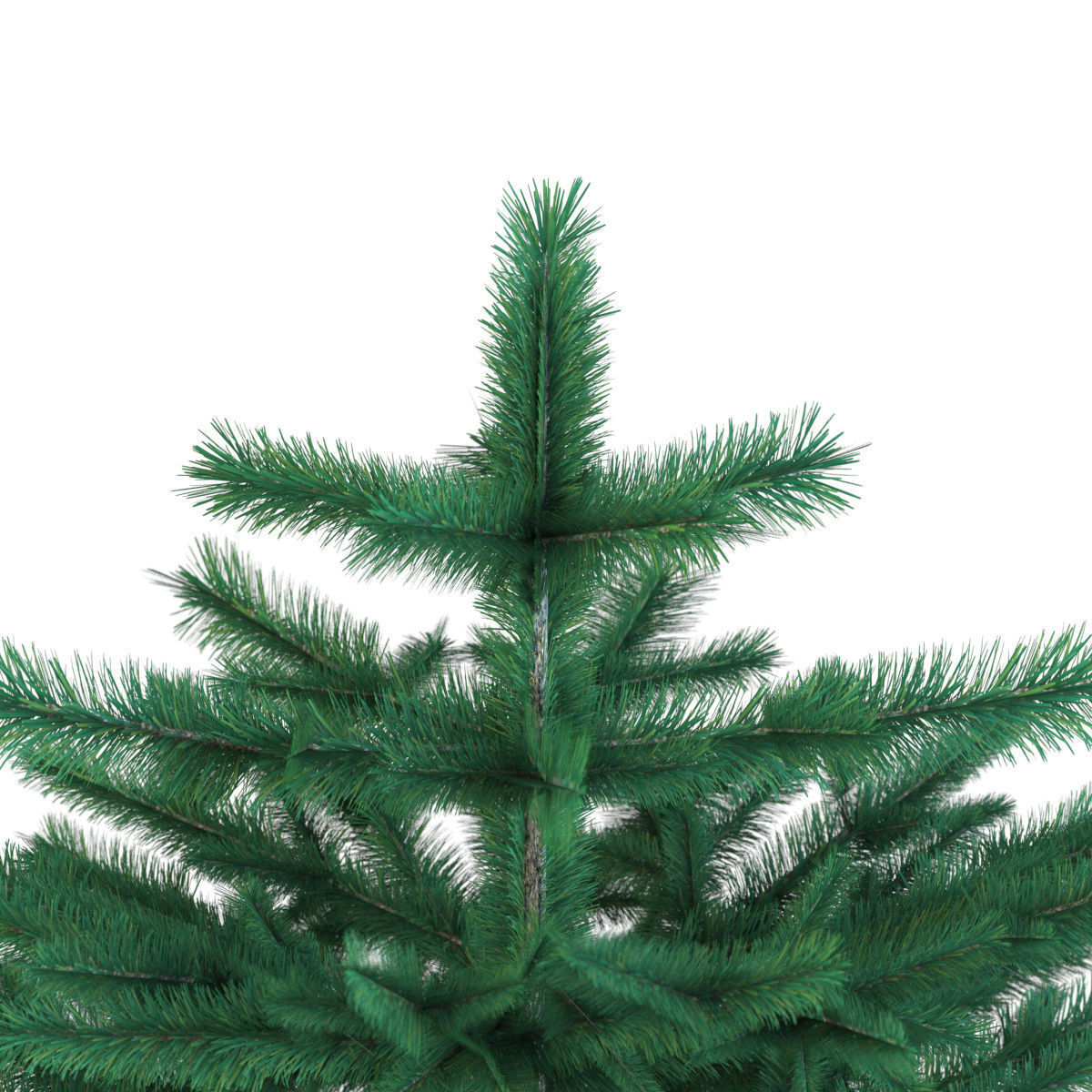 Christmas tree Low-poly 3D model_1