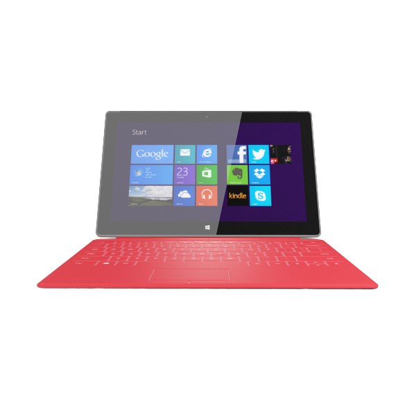 Microsoft Surface Pro with Touch Cover 3D model_3