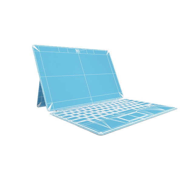 Microsoft Surface Pro with Touch Cover 3D model_11