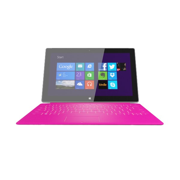 Microsoft Surface Pro with Touch Cover 3D model_2