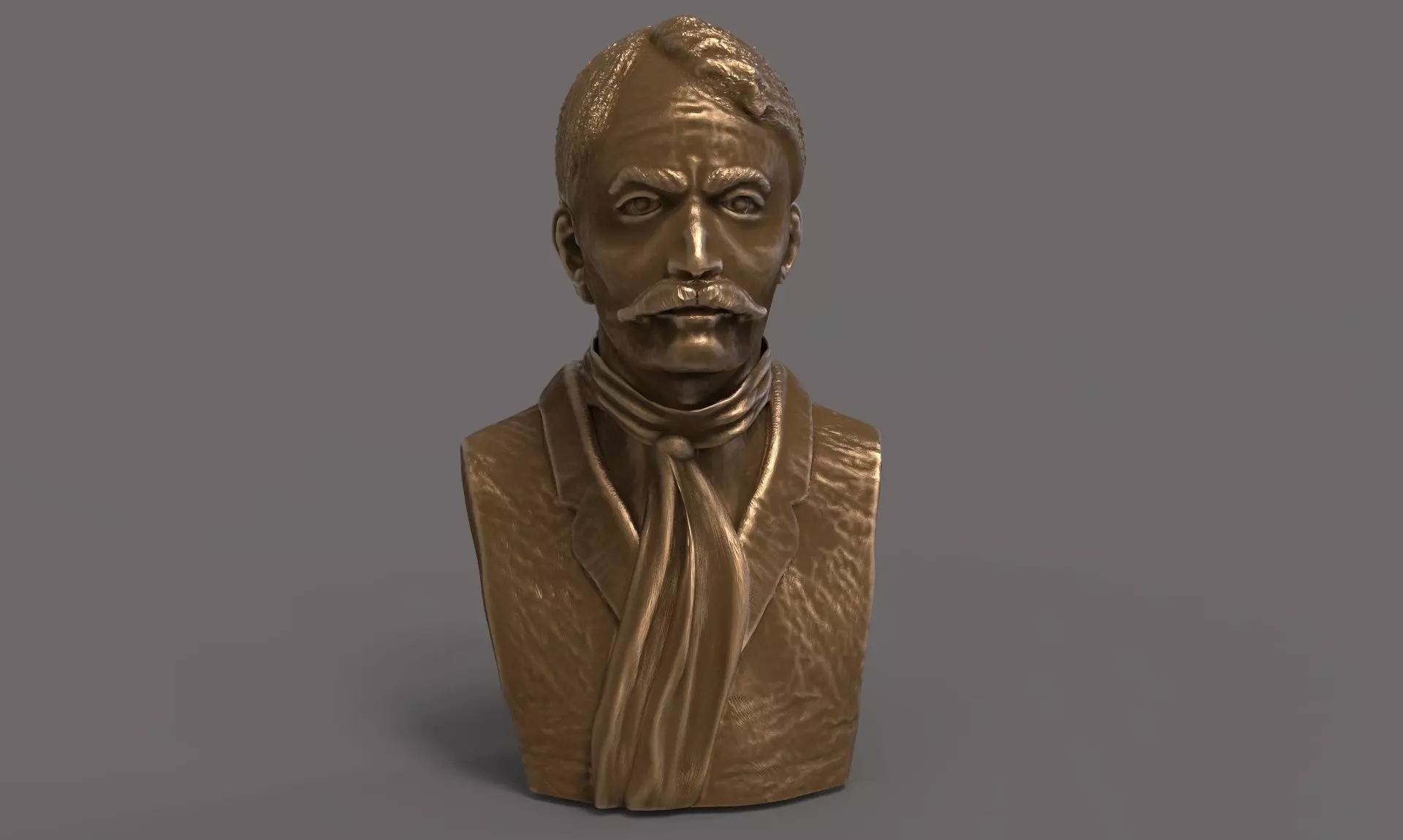Emiliano Zapata Bust 3D print model_0