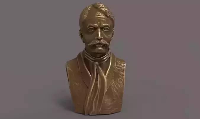 Emiliano Zapata Bust 3D print model