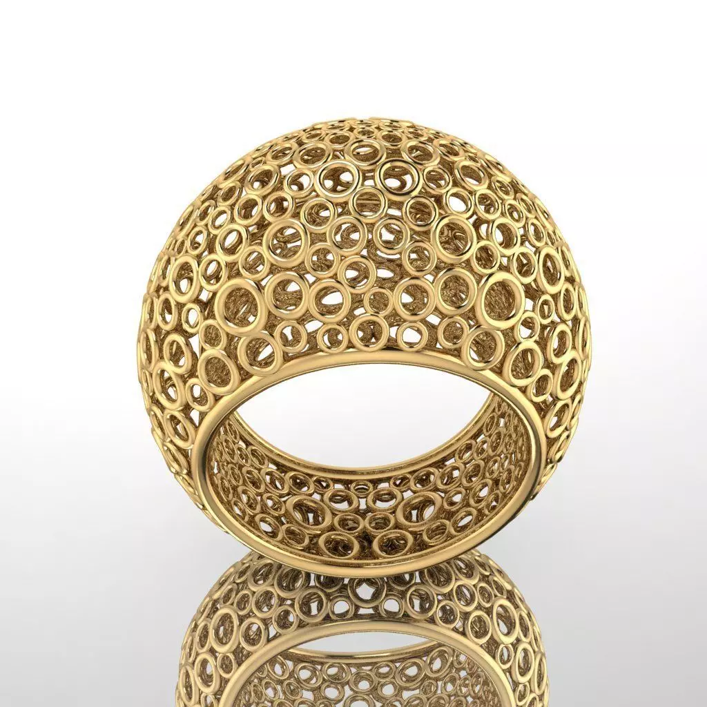 Mesh ring 3D model_0