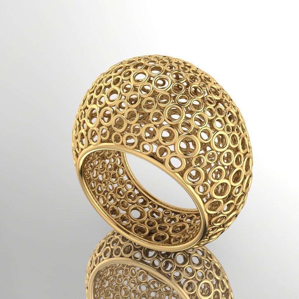 Mesh ring 3D model_1