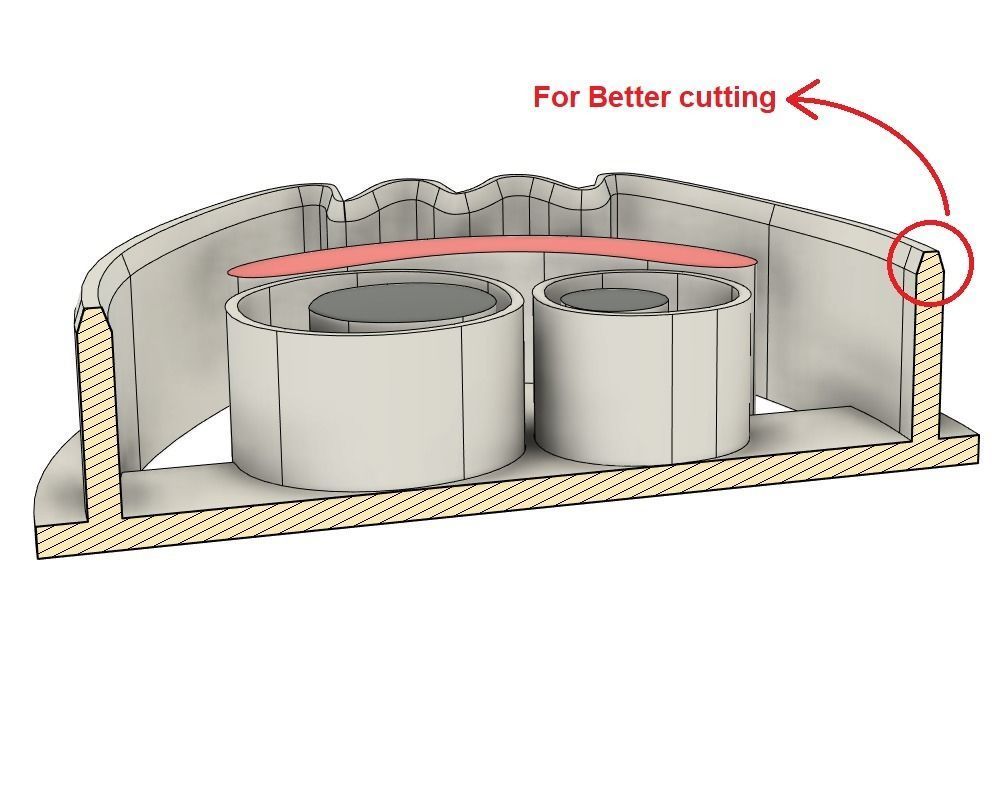 Forky Toy Story Cookie Cutter 3D print model_2