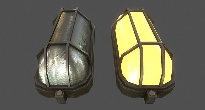 Wall Light - Game Ready Low-poly 3D model