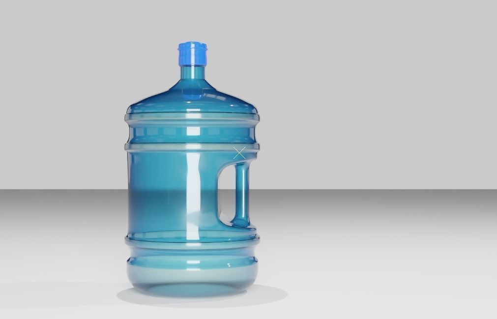 water dispenser bottle 3D model_4
