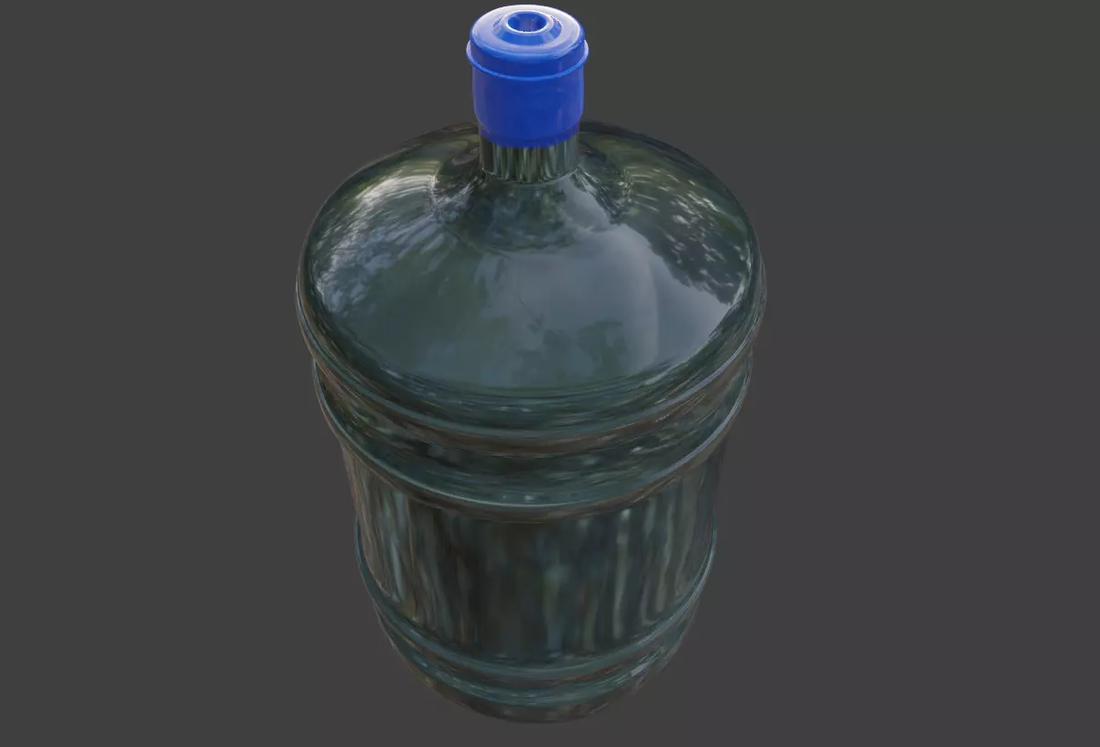 water dispenser bottle 3D model_0