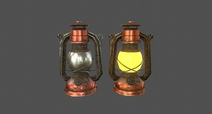 Lamp - Game Ready light bulb Low-poly 3D model