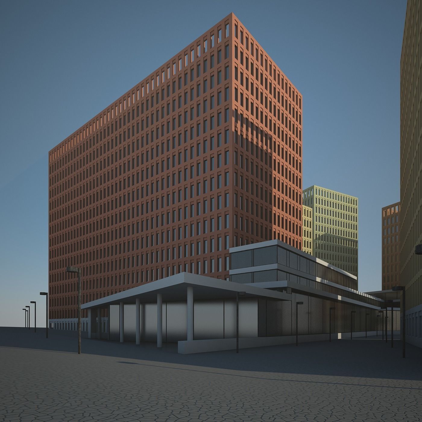City Block 3D model_7