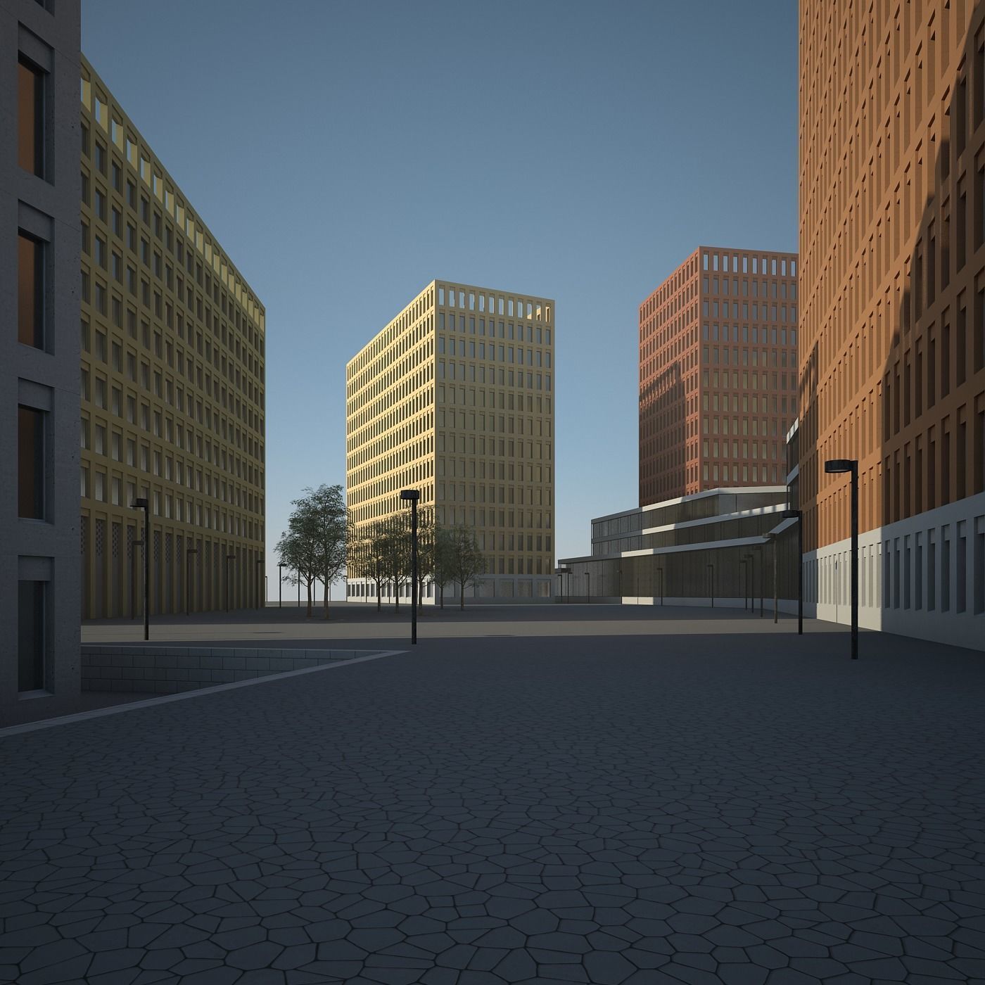 City Block 3D model_1