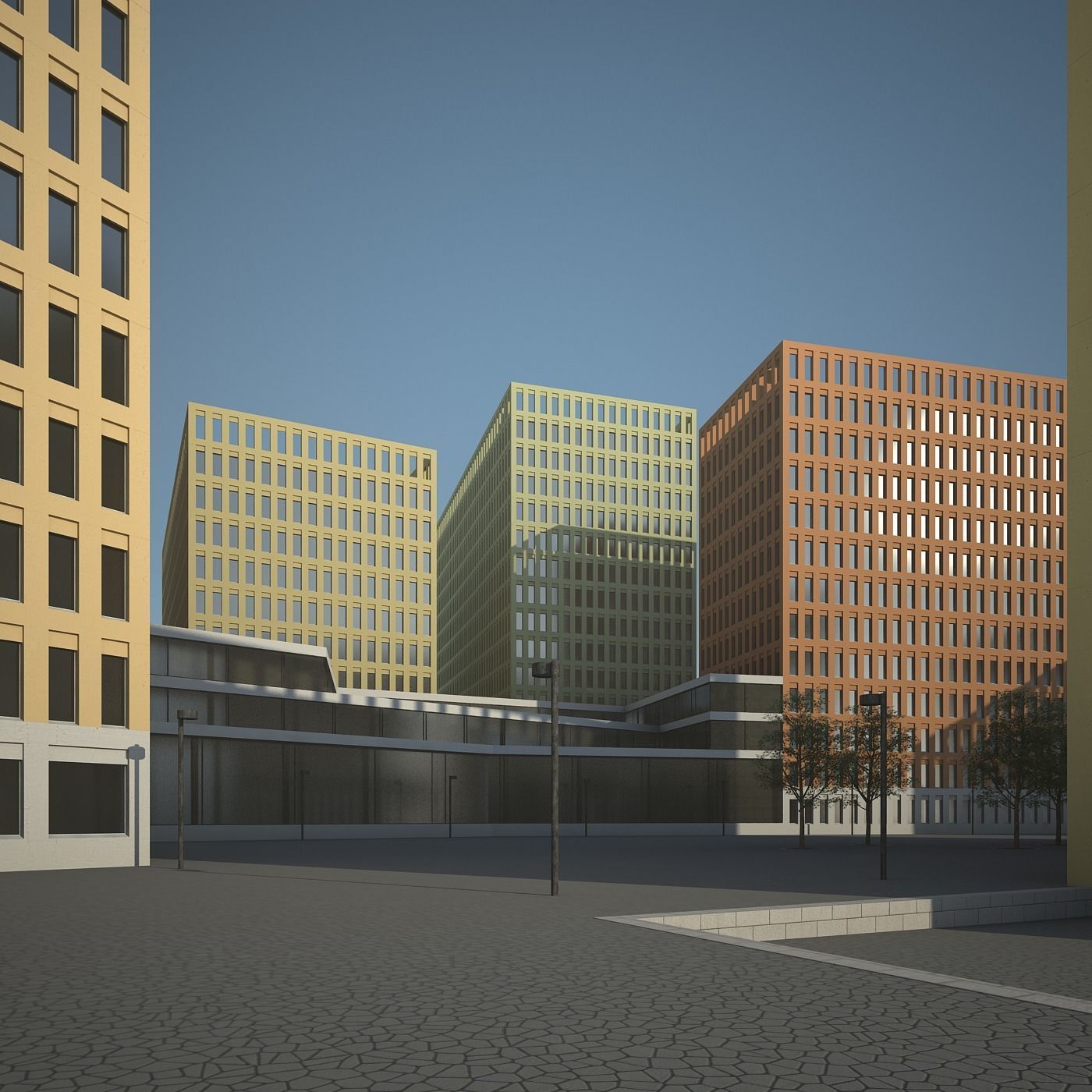 City Block 3D model_6