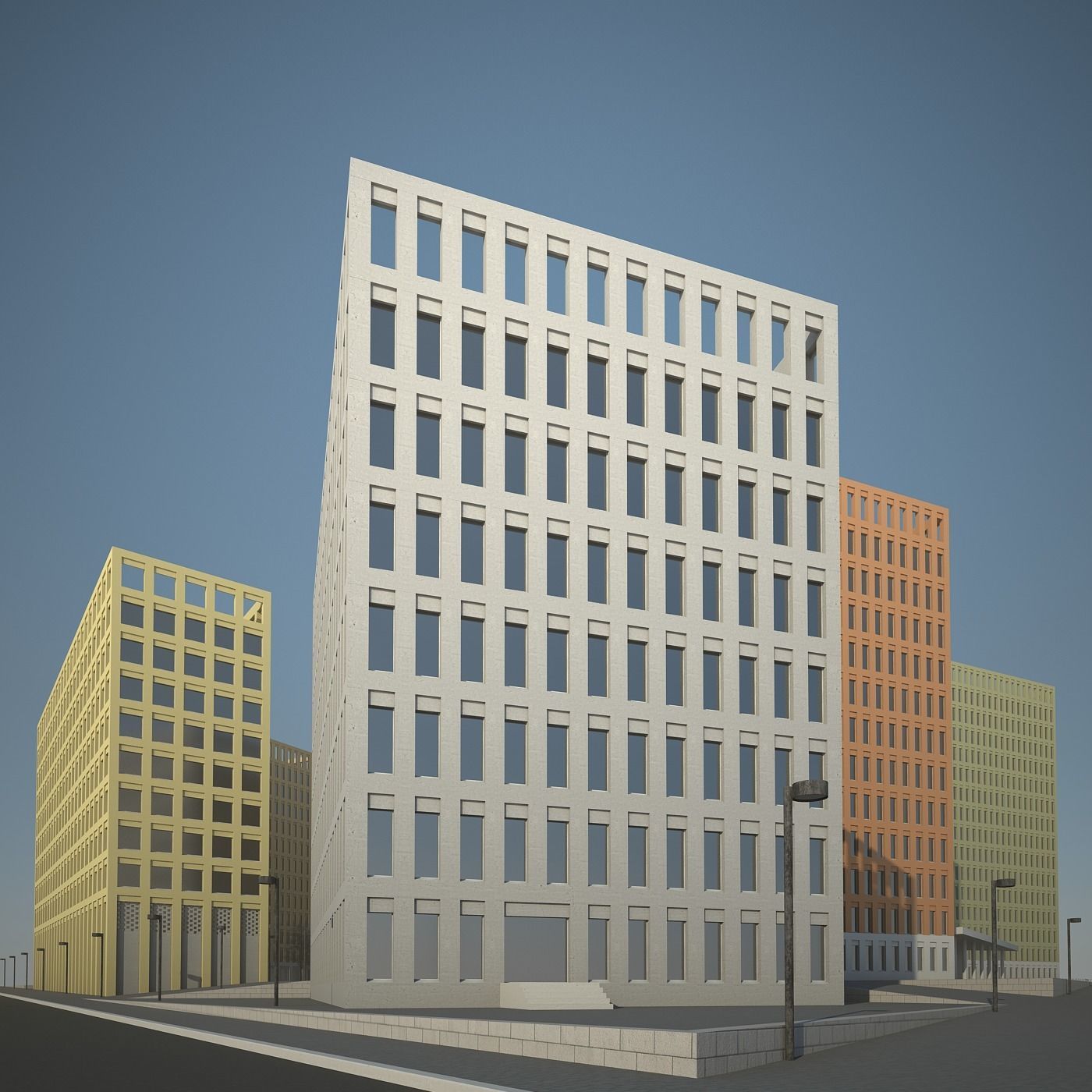 City Block 3D model_9