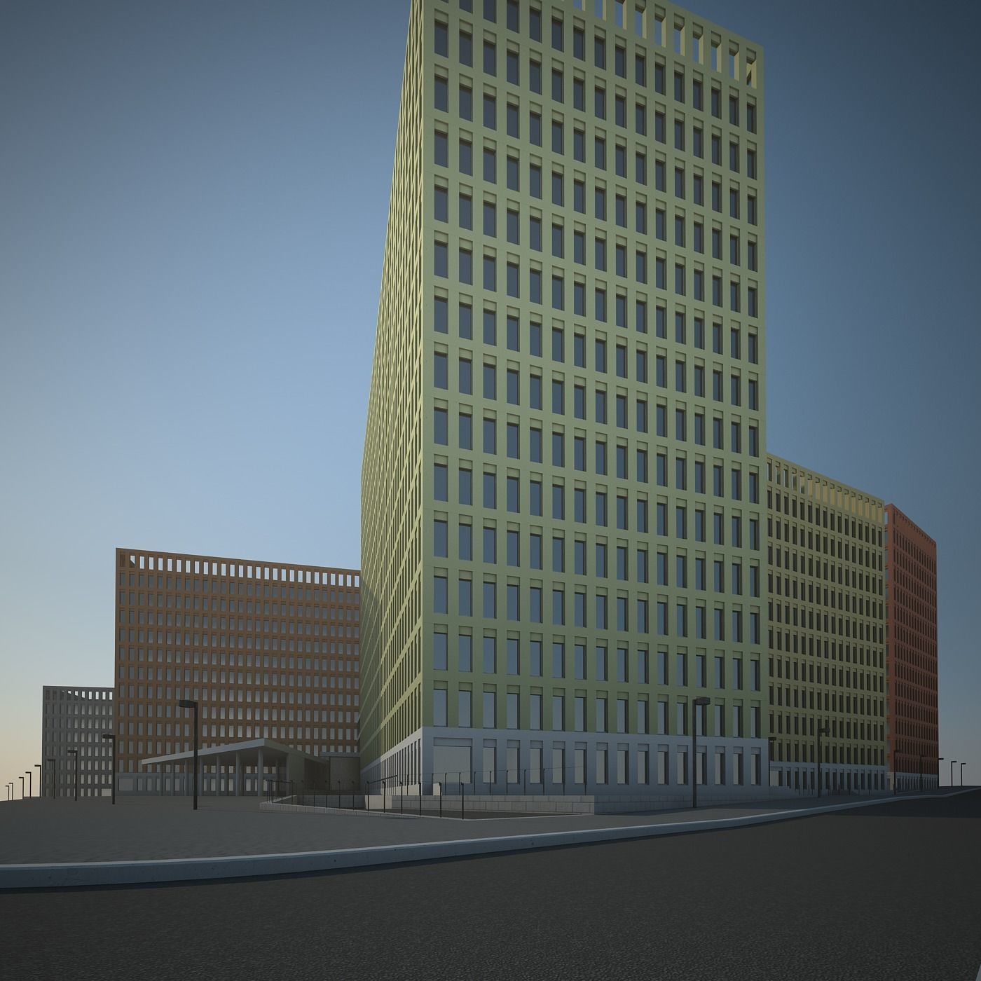 City Block 3D model_13