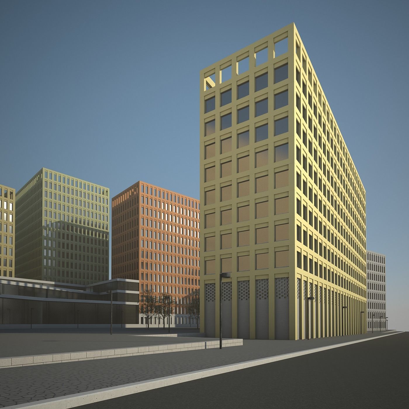 City Block 3D model_12