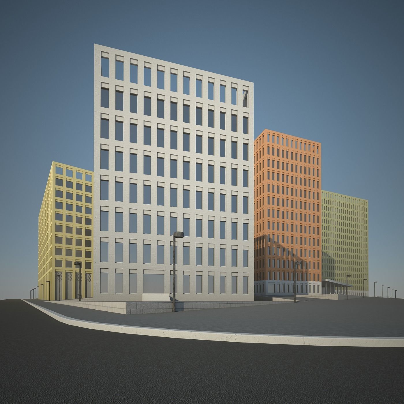 City Block 3D model_14