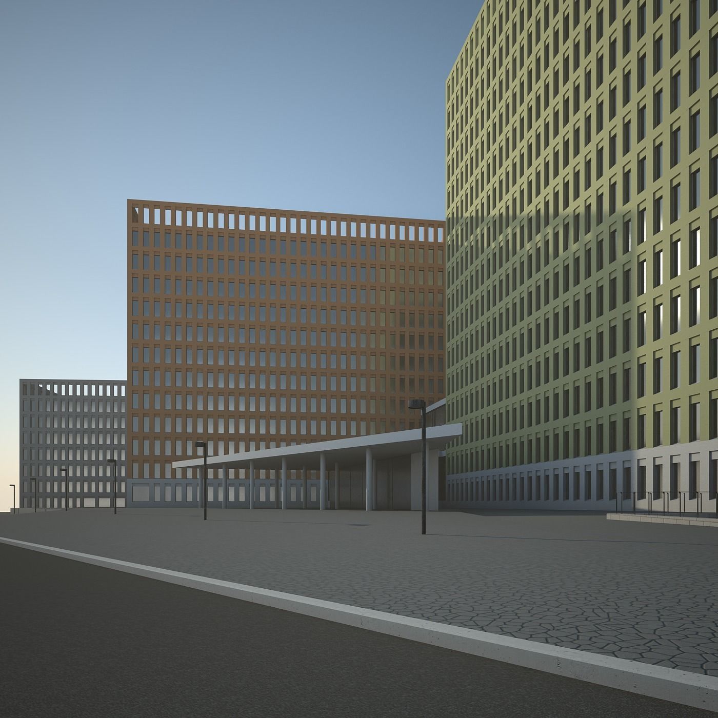 City Block 3D model_5