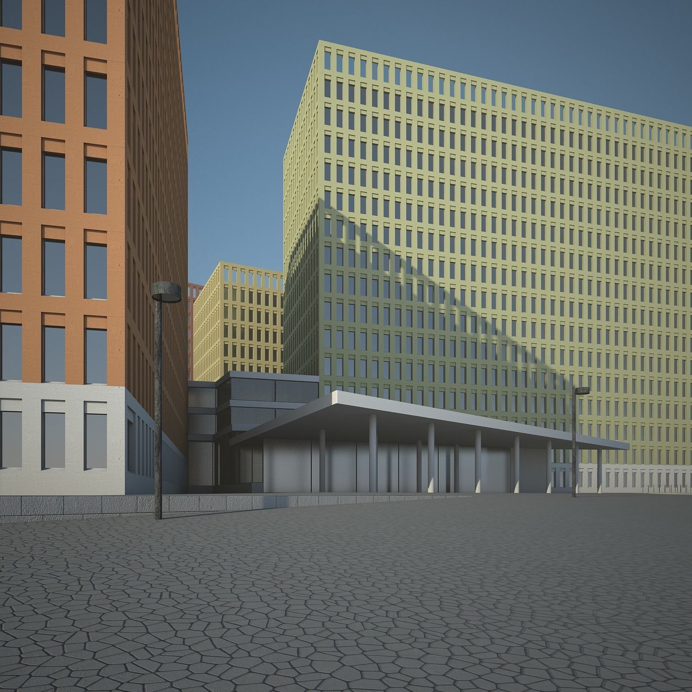 City Block 3D model_2